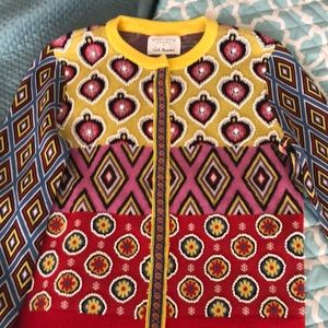 Alice + Olivia  XS EMBELLISHED Cotton Blnd SWEATER